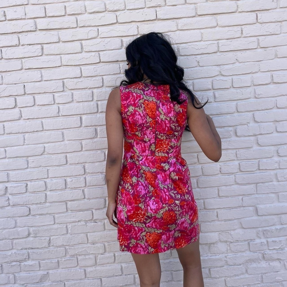 michael knors pink floral dress 2p - Picture 3 of 5